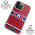 NHL Montreal Canadiens Home Jersey iPhone 16 Pro Clear Case
